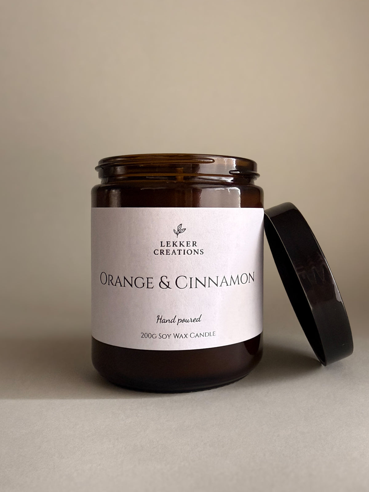 Orange & Cinnamon - Cotton Wick Candle