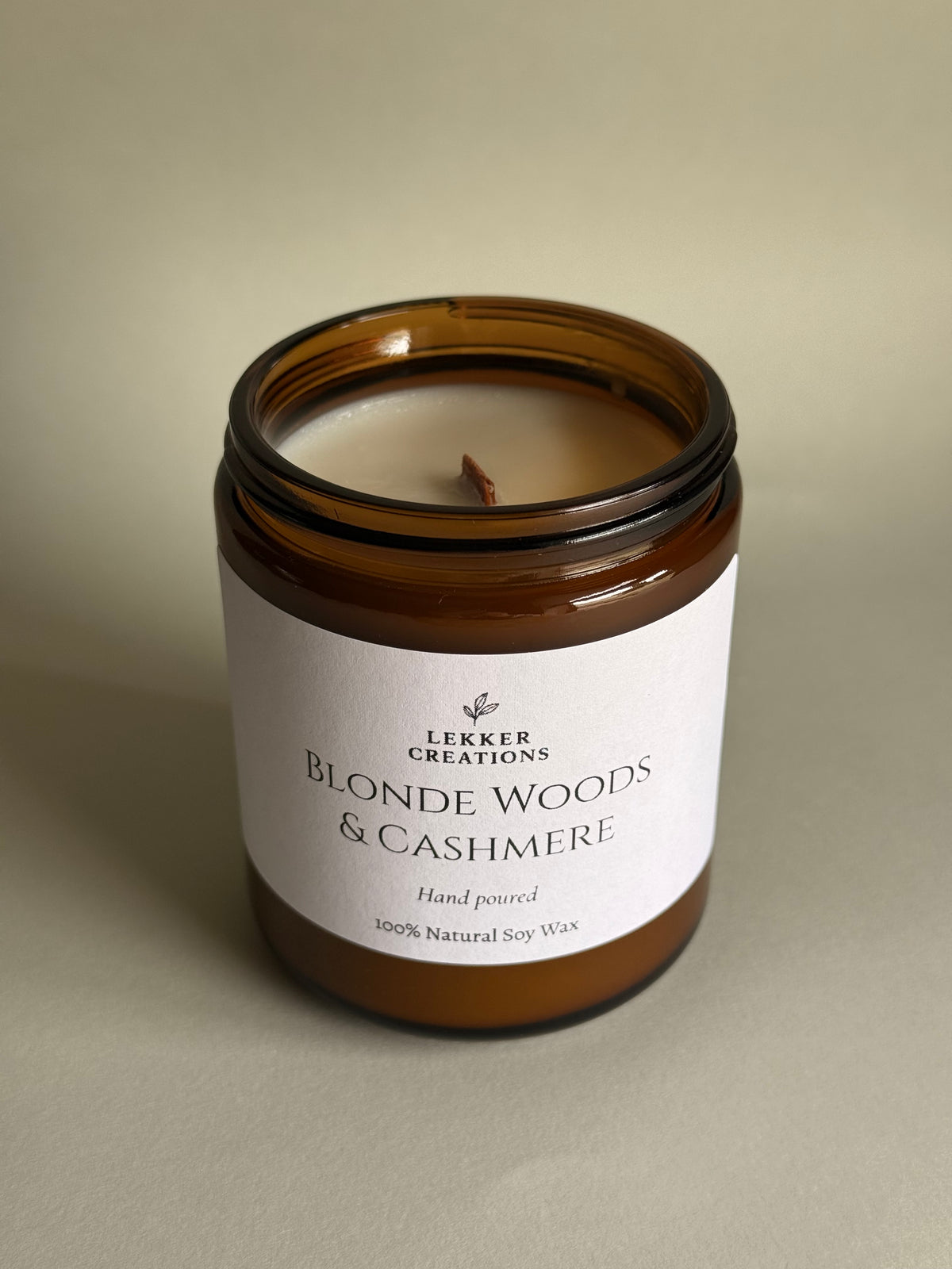 Blonde Woods & Cashmere – Wood Wick Candle