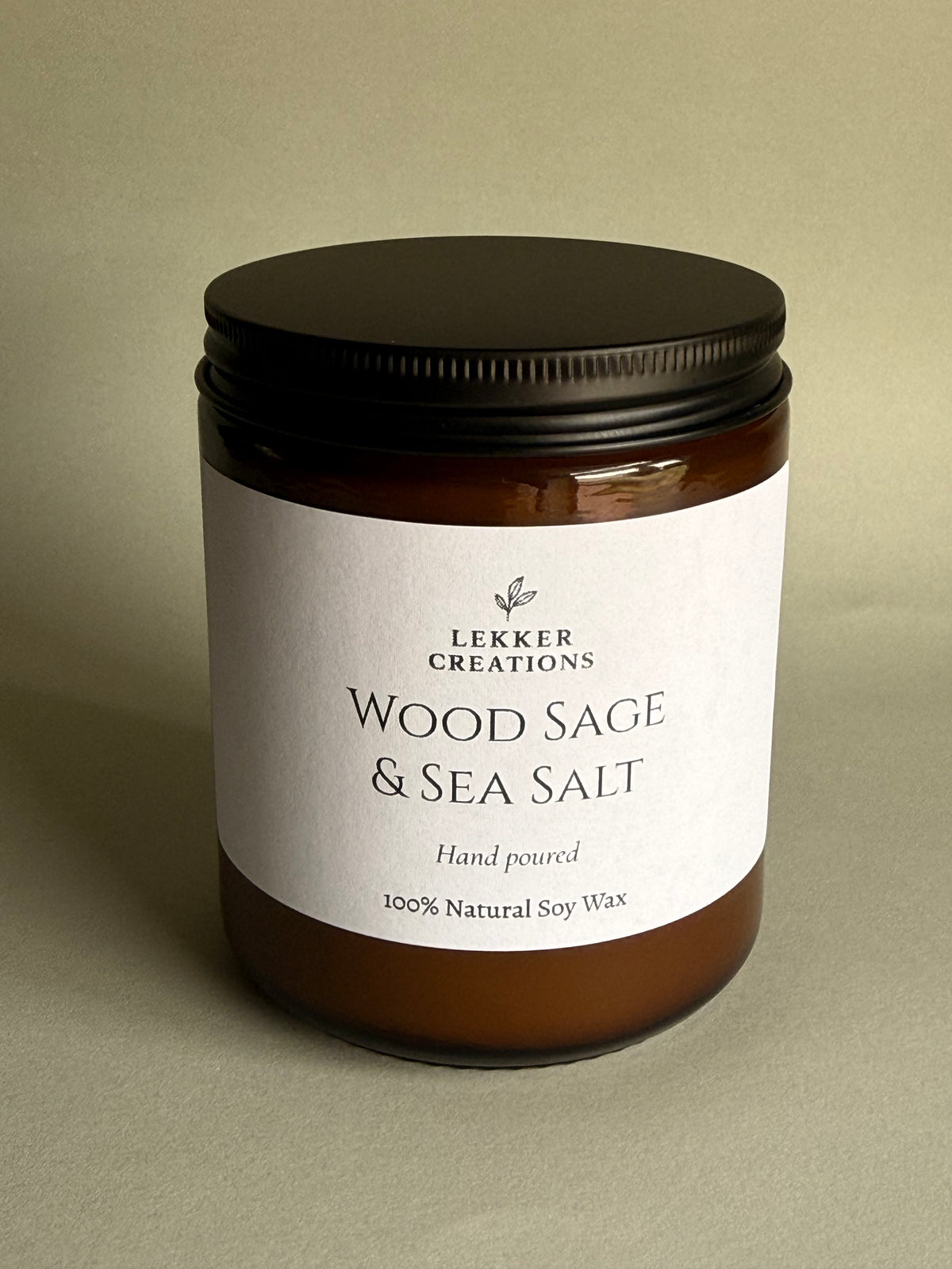 Wood Sage & Sea Salt – Wood Wick Candle