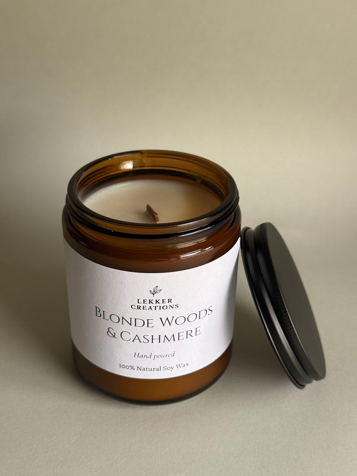 Blonde Woods & Cashmere – Wood Wick Candle