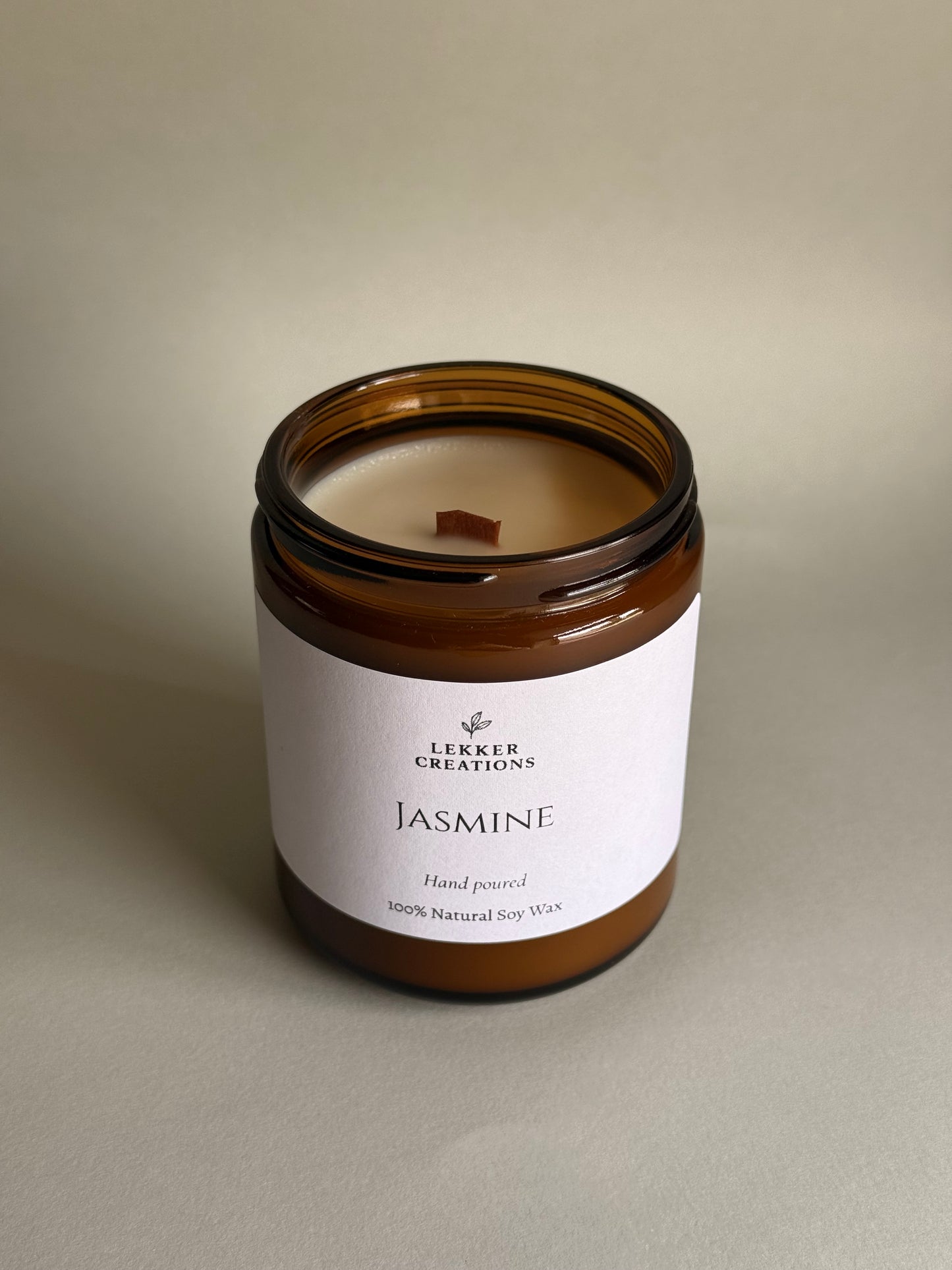 Jasmine – Wood Wick Candle