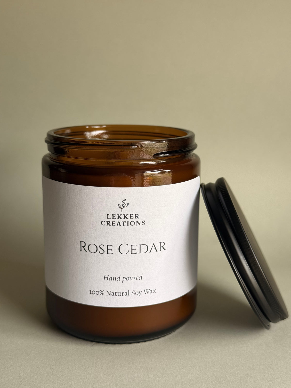 Rose Cedar – Wood Wick Candle