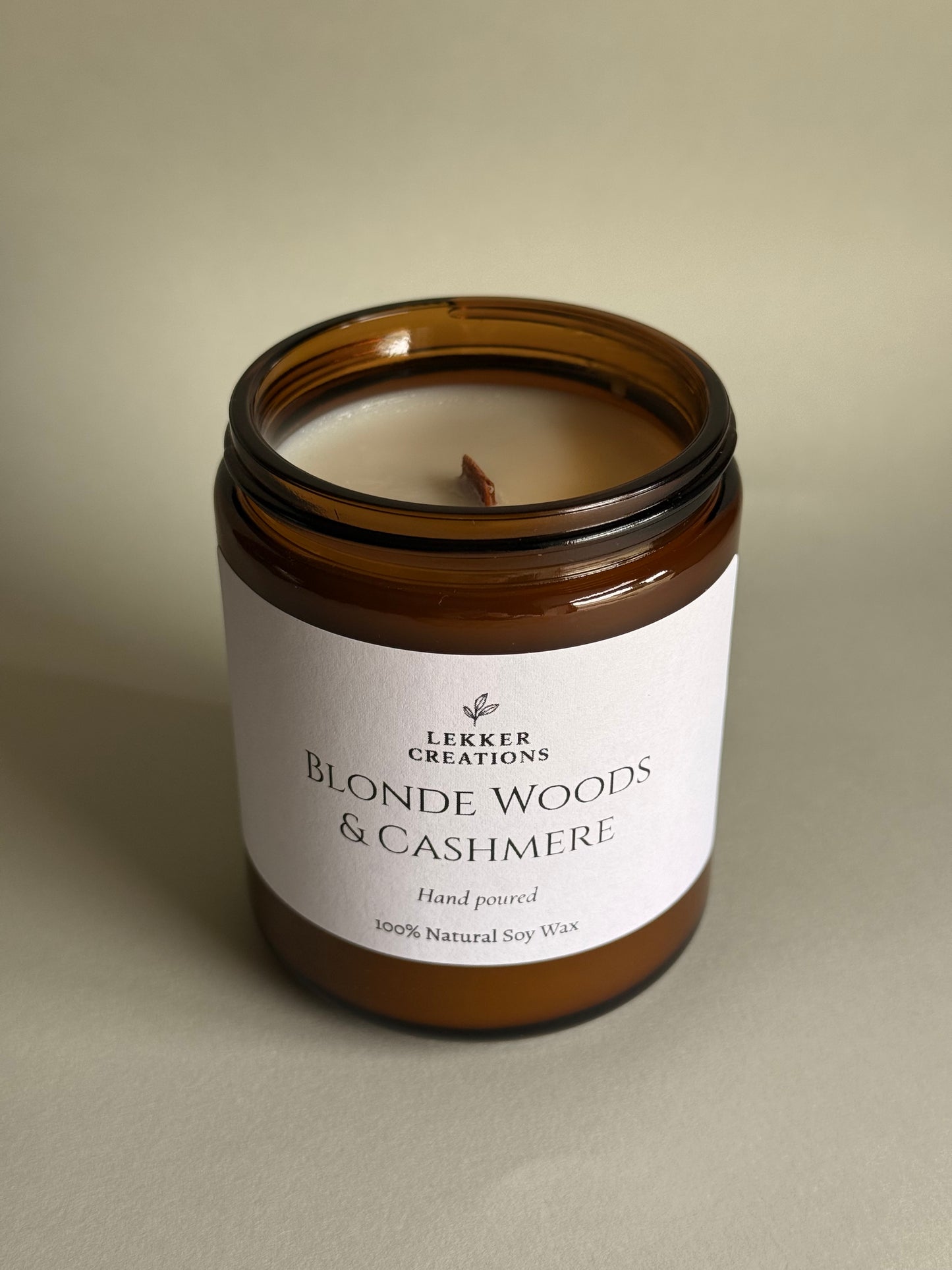 Blonde Woods & Cashmere – Wood Wick Candle