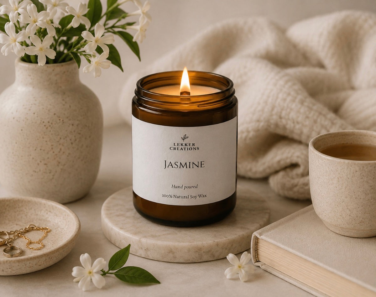 Jasmine – Wood Wick Candle