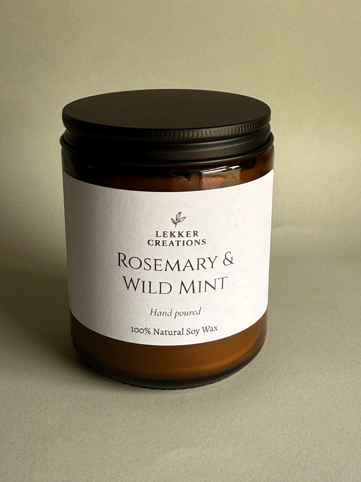 Rosemary & Wild Mint – Wood Wick Candle
